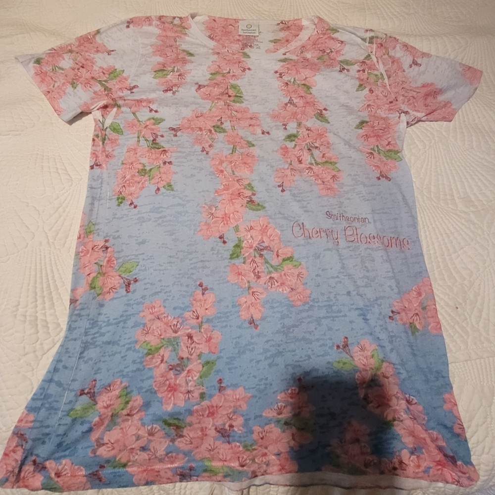 Smithsonian Institute  Cherry Blossoms cotton T-Shirt